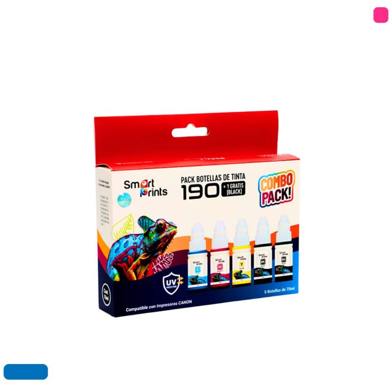 Combo Pack - Tinta Smart Prints Compatible - Serie 190